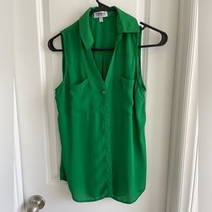 Emerald green Express tank top portofino shirt